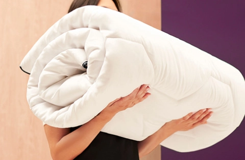 Image d'une couette de lit