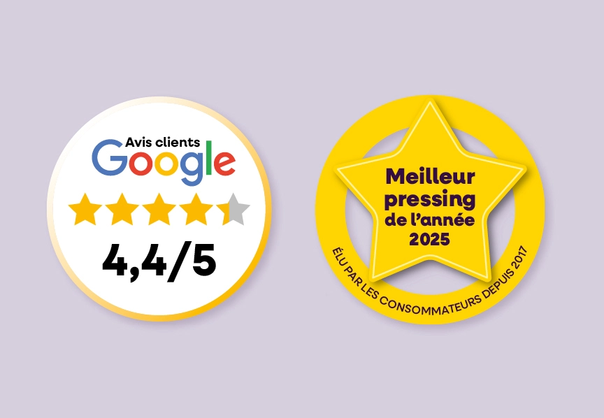 Labels Avis Google et meilleur pressing 2025