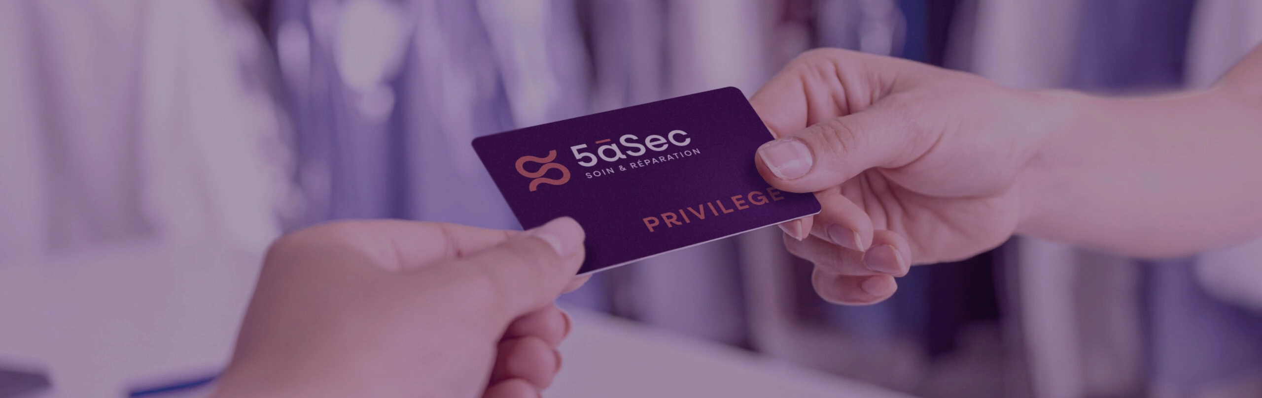 Bannière carte privilège